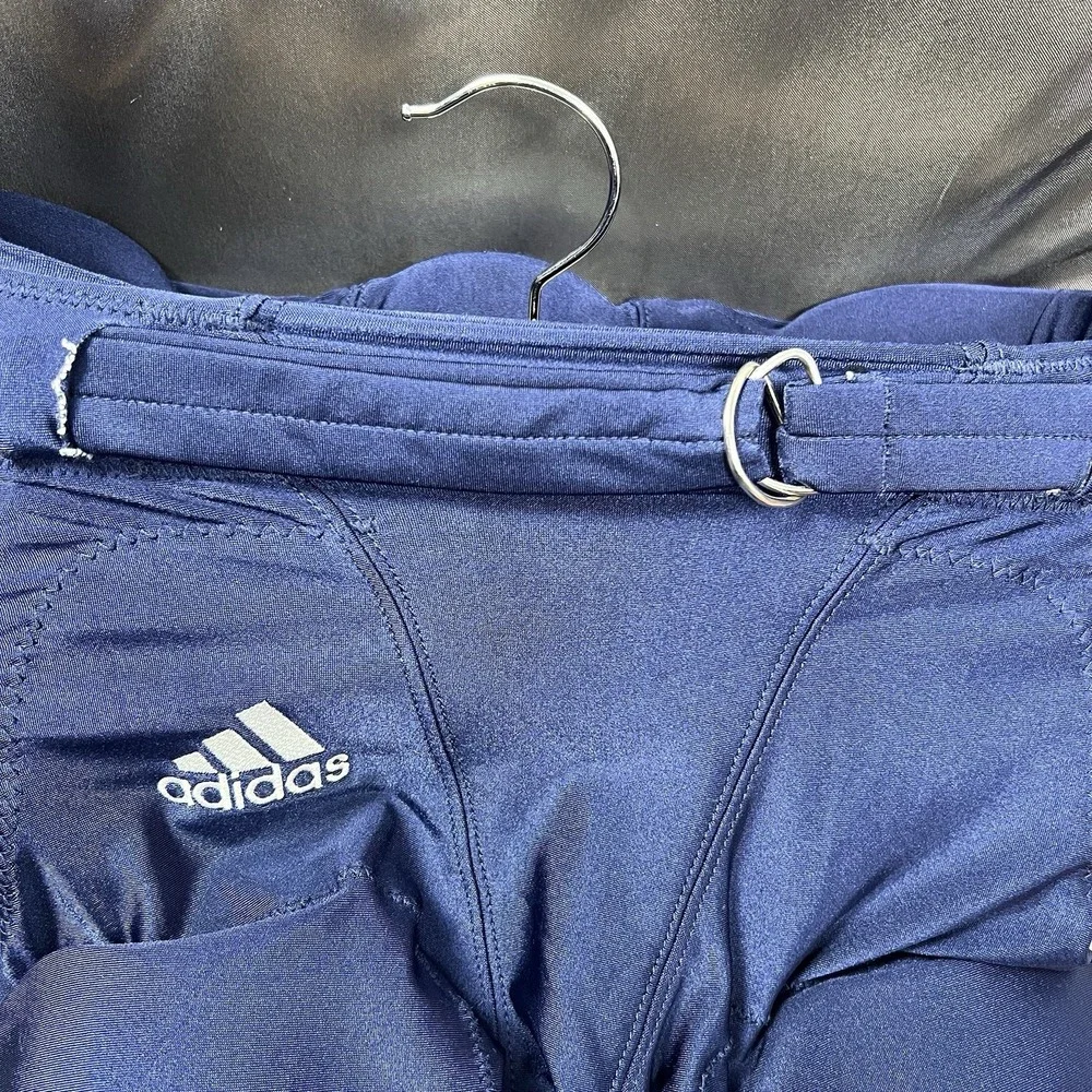 Adidas Integrated 7 Pad Football Padded Pants Adult Size S Navy Blue Cropped